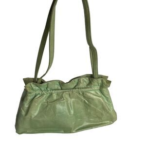 Hobo International Gertie green lime green soft leather Shoulder Bag purse